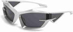 Aero Zenith | Futuristic Wraparound Acetate Sunglasses