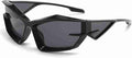 Aero Zenith | Futuristic Wraparound Acetate Sunglasses