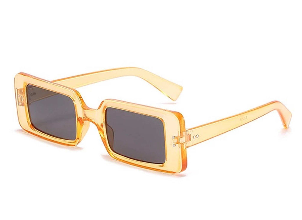 Garnet | Classic Rectangle Acetate Sunglasses