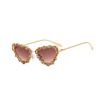 Saphira | Rhinestone Cat-Eye Acetate Sunglasses