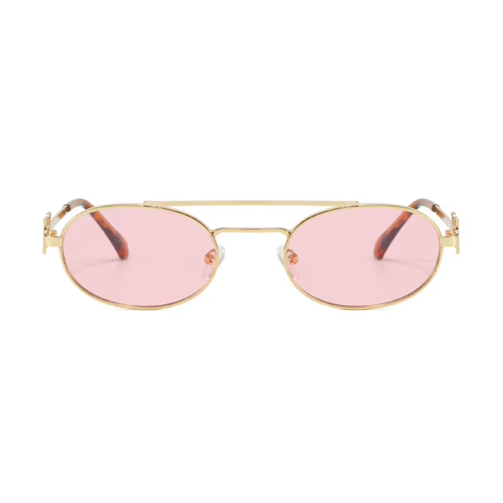 Volt | Classic Oval Metal Sunglasses