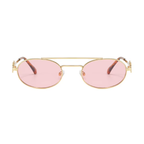 Volt | Classic Oval Metal Sunglasses