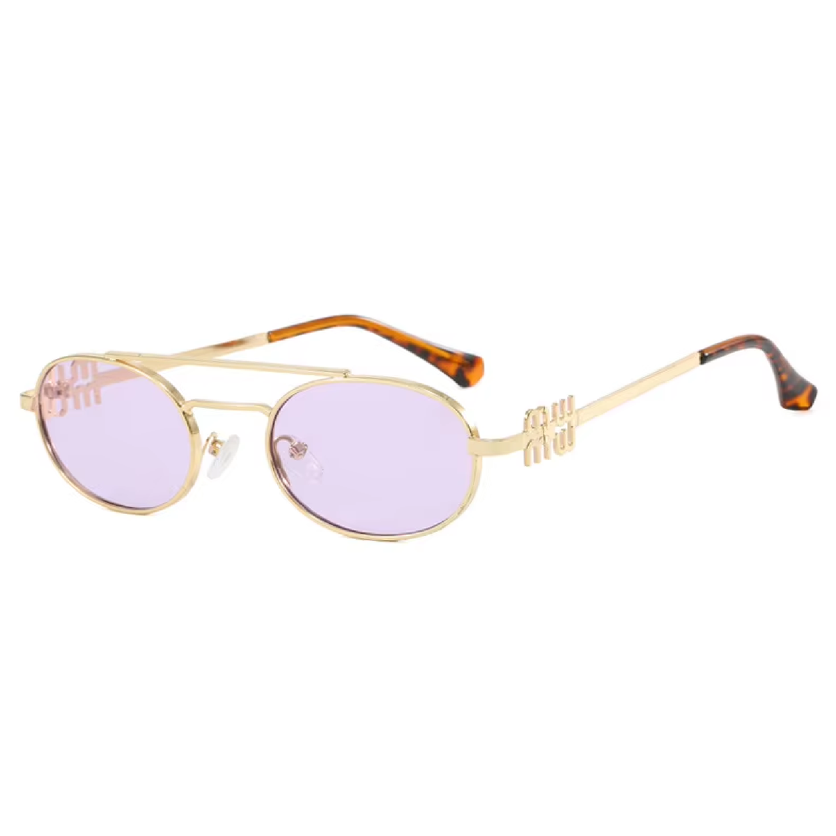 Volt | Classic Oval Metal Sunglasses