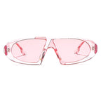 Pinnacle | Futuristic Oval Acetate Sunglasses