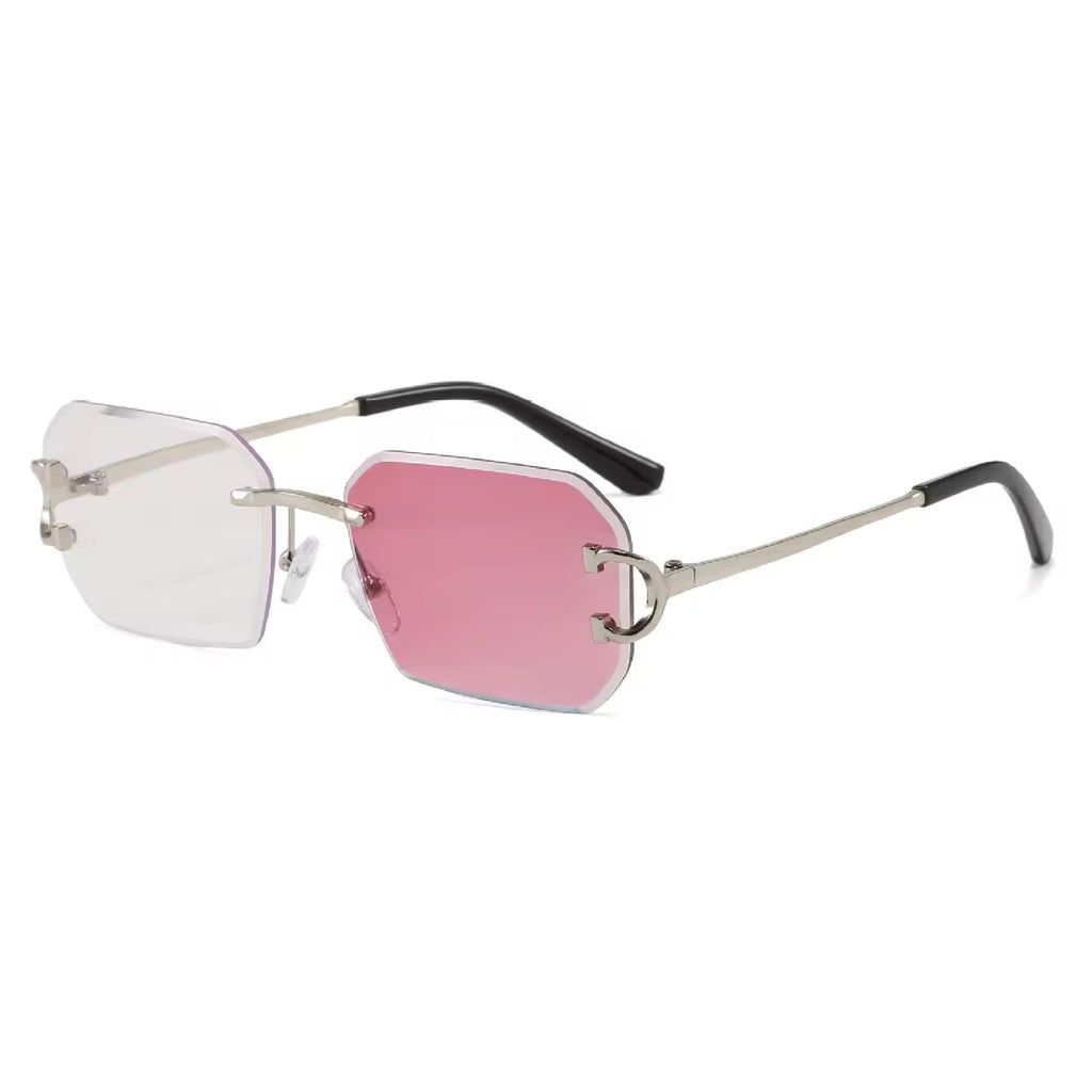 Shift Varen | Photochromic Rectangle Rimless Sunglasses