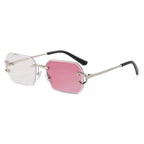 Shift Varen | Photochromic Rectangle Rimless Sunglasses