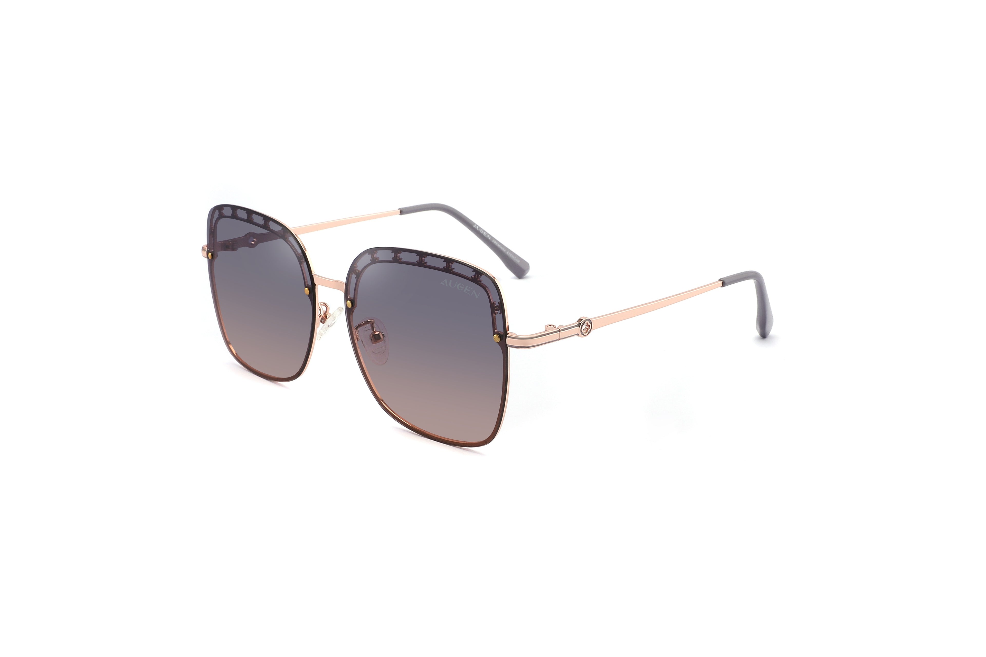 Bristol | Oversized Square Metal Sunglasses