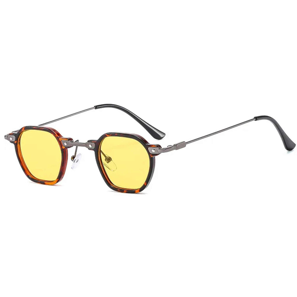 Mayfair | Retro Vintage Square Metal & Acetate Sunglasses