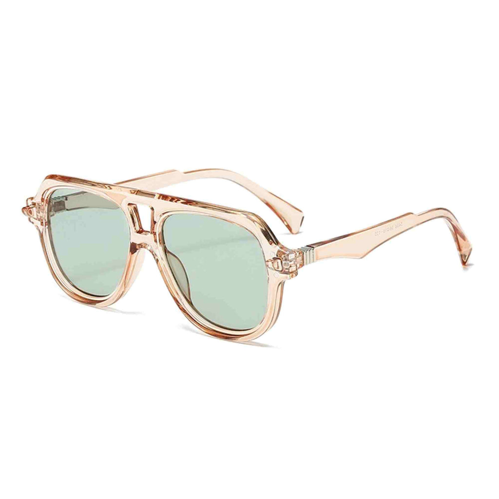 Graphite | Oversized Fashion Navigator Acetate Sunglasses