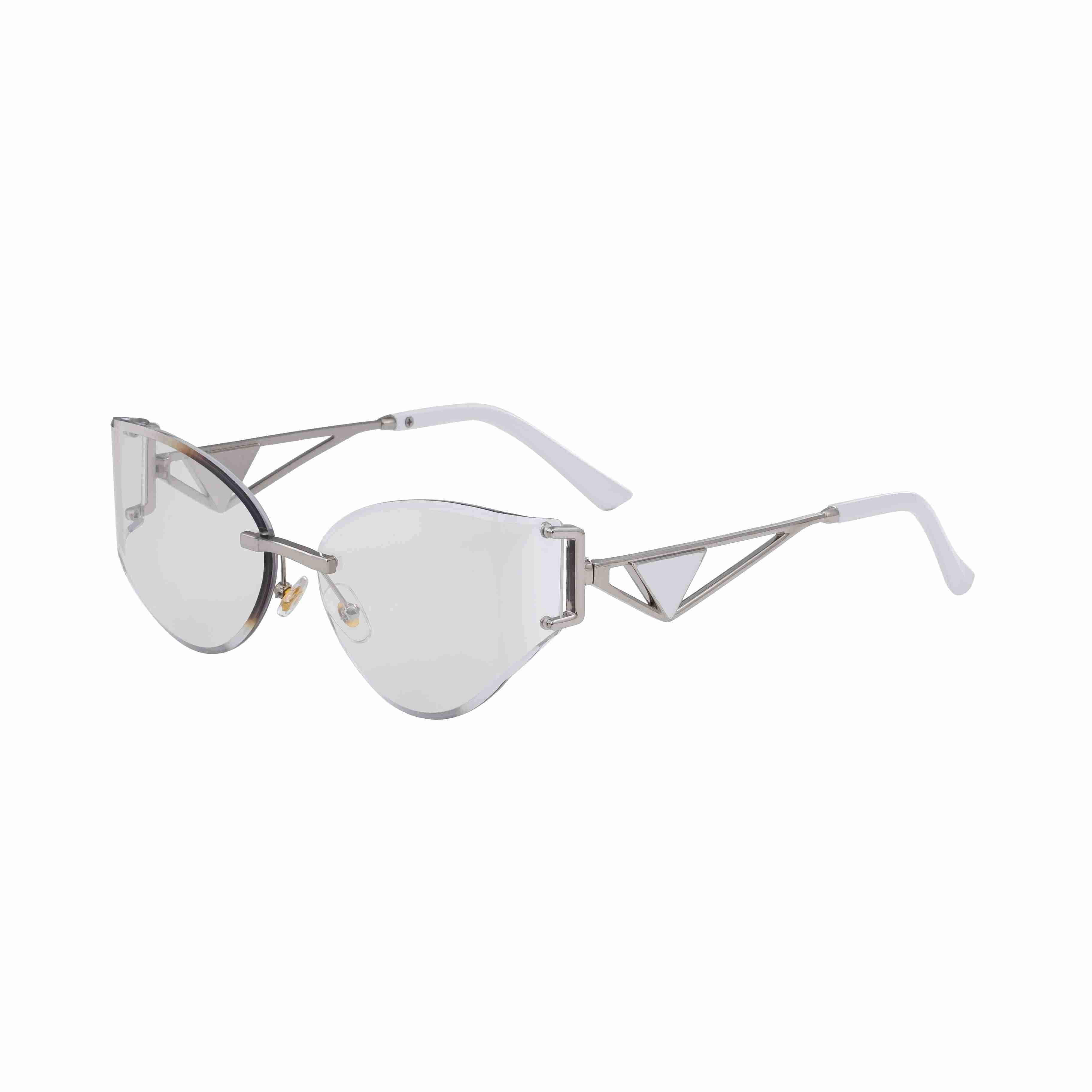 The Vanguard II | Classic Cat-Eye Metal Sunglasses
