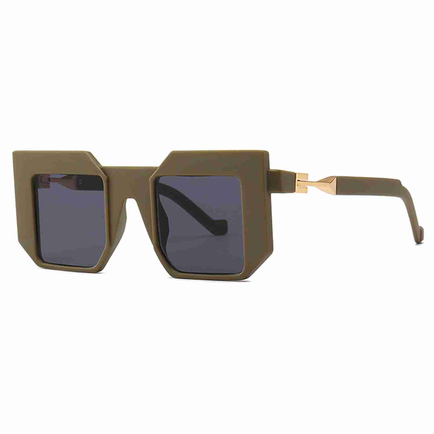 AUGEN Retro Vintage Sunglasses - Brown-1