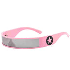 Breeze | Futuristic Wraparound Acetate Sunglasses