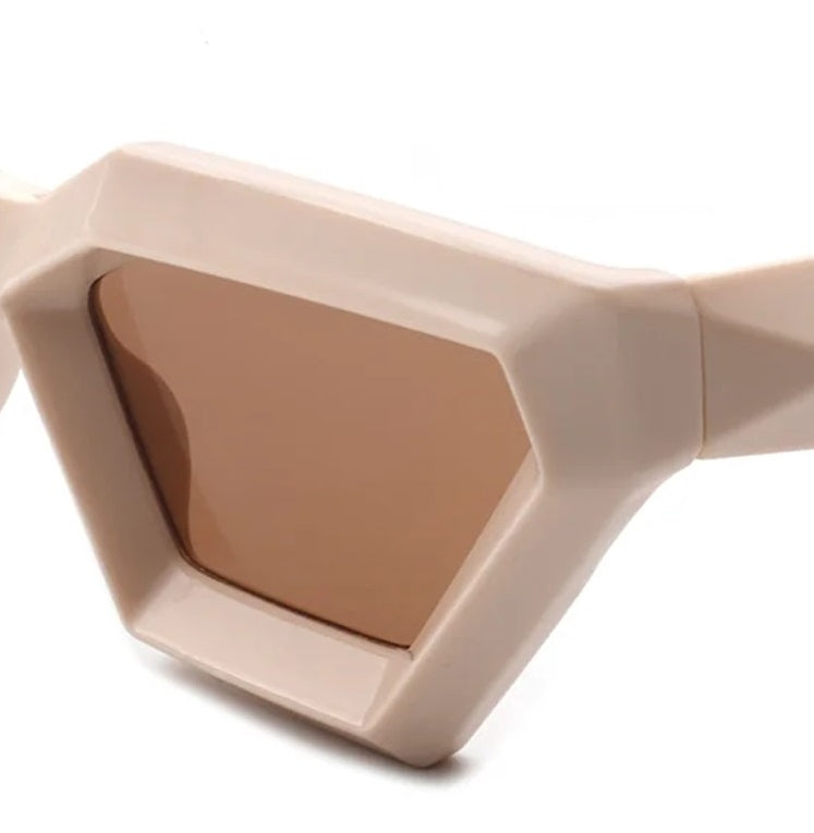 Facet |Fashion Hexagonal PC Sunglasses