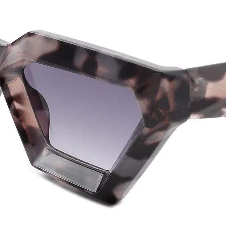 Facet |Fashion Hexagonal PC Sunglasses
