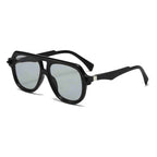 Graphite | Oversized Fashion Navigator Acetate Sunglasses