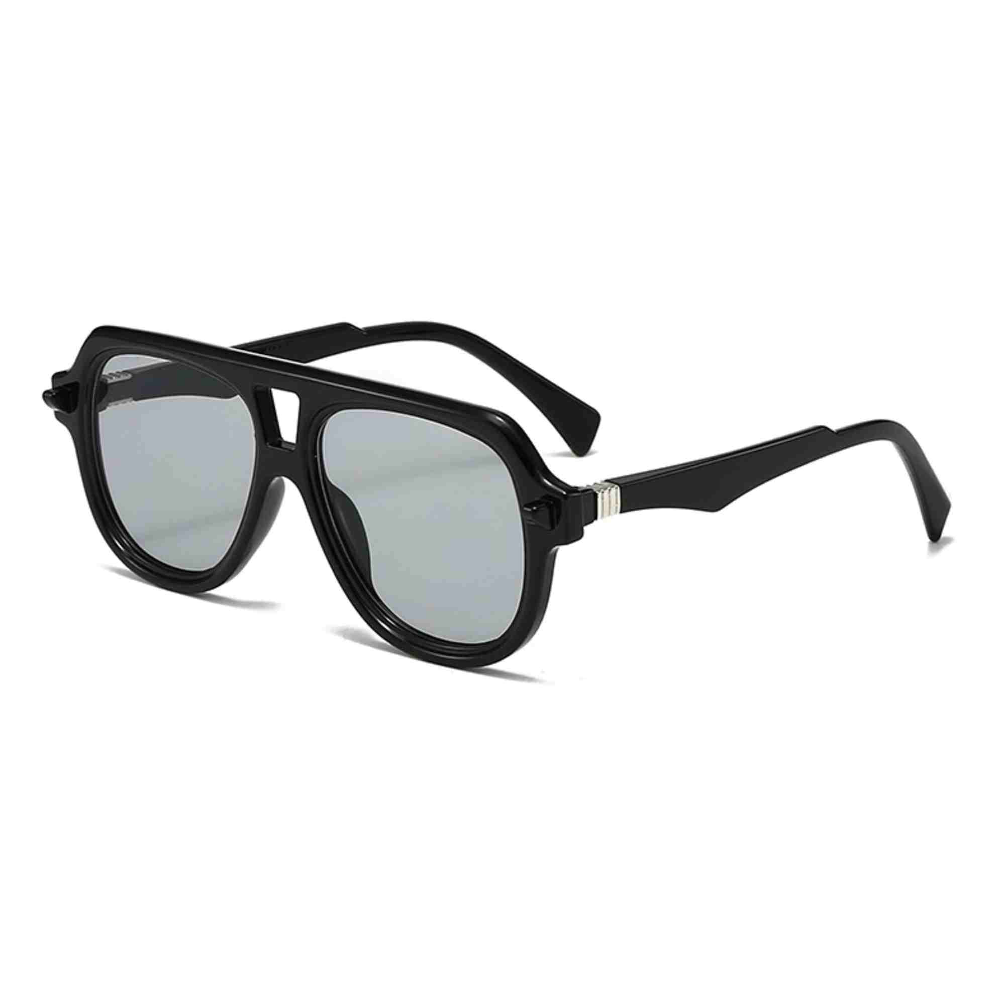Graphite | Oversized Fashion Navigator Acetate Sunglasses