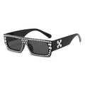 Slate | Fashion Rectangle Acetate Sunglasses
