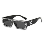 Slate | Fashion Rectangle Acetate Sunglasses