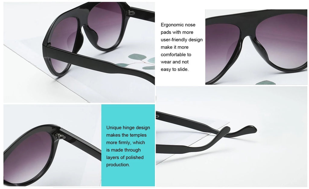Sedona |Retro Vintage Aviator PC Sunglasses