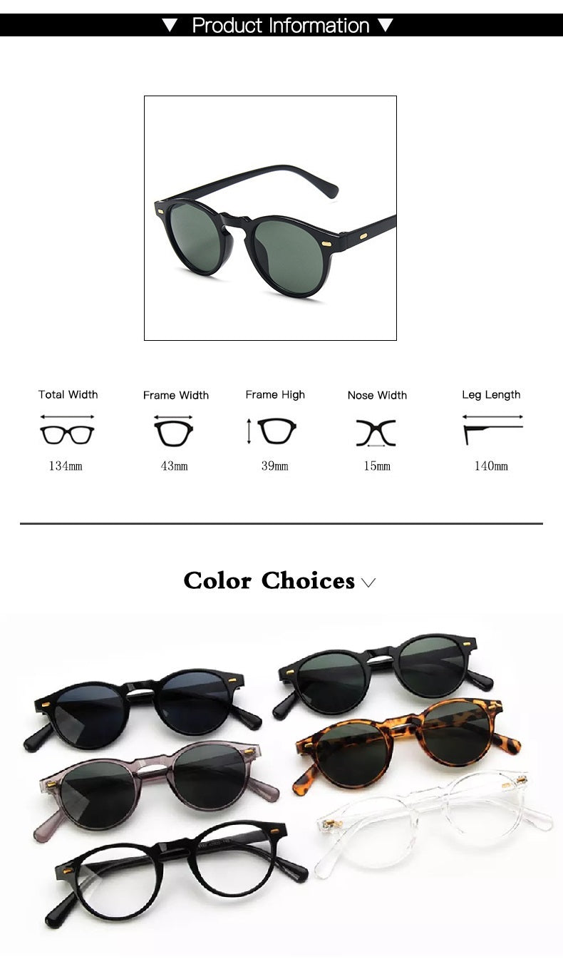 Solaria |Classic Round PC Sunglasses