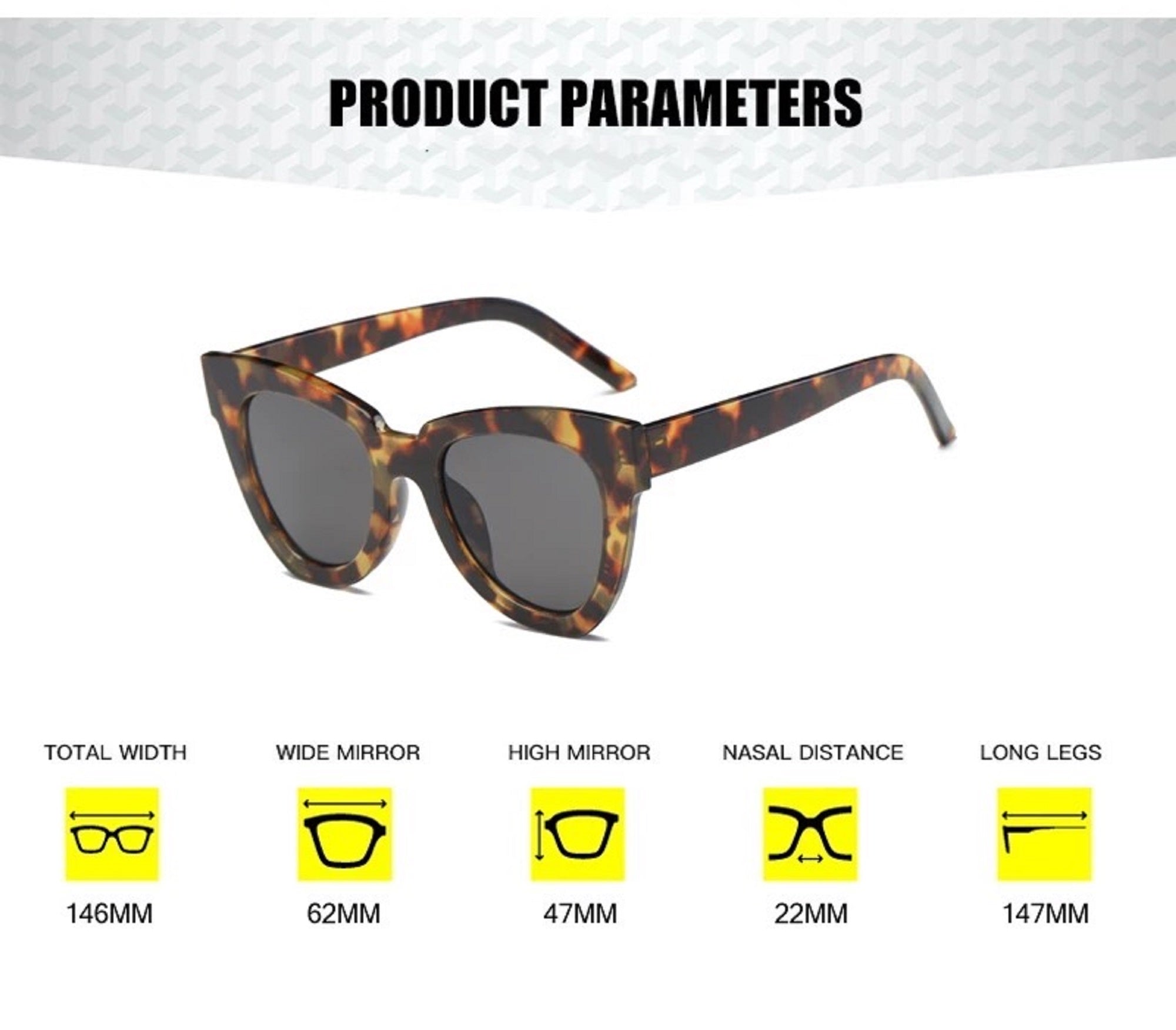 The Siren |Oversized Cat-Eye PC Sunglasses
