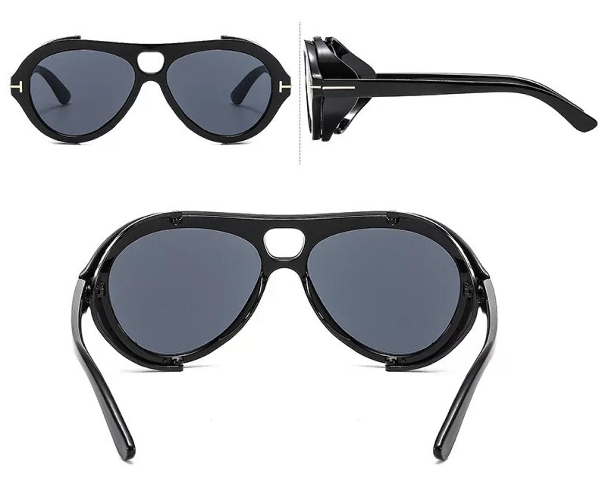 Solstice |Retro Vintage Aviator PC Sunglasses