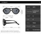 Solstice |Retro Vintage Aviator PC Sunglasses