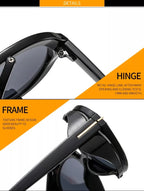Solstice |Retro Vintage Aviator PC Sunglasses