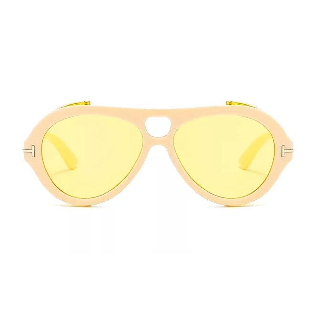 Solstice |Retro Vintage Aviator PC Sunglasses