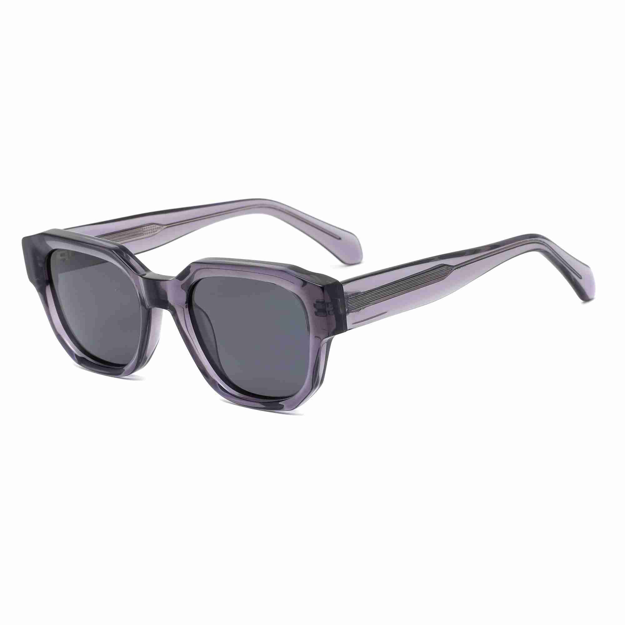 Bordeaux | Classic Square Acetate Sunglasses