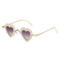 Zirona | Rhinestone Heart Acetate Sunglasses
