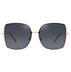 Caspian |Oversized Square PC Sunglasses