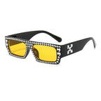 Slate | Fashion Rectangle Acetate Sunglasses