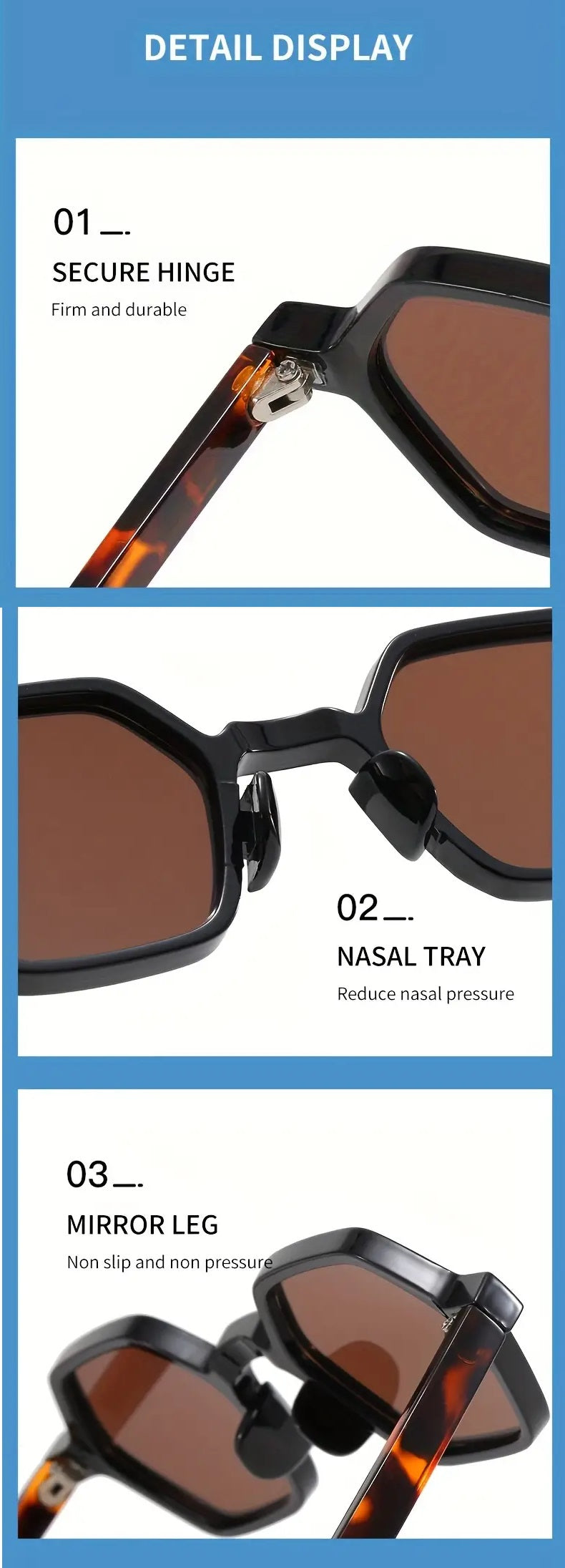 The Strategist |Fashion Hexagonal PC Sunglasses