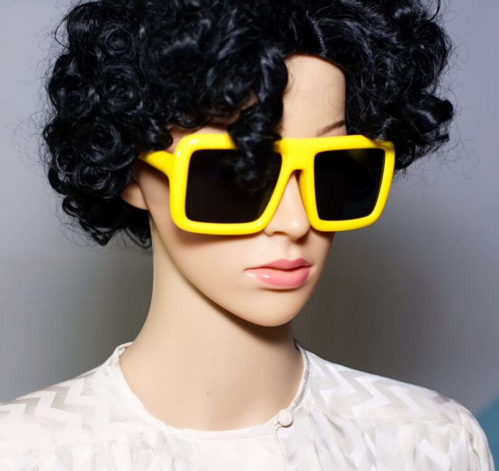 The Pillar |Oversized Retro Square PC Sunglasses