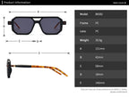 The Aviator Prime |Retro Vintage Navigator PC Sunglasses