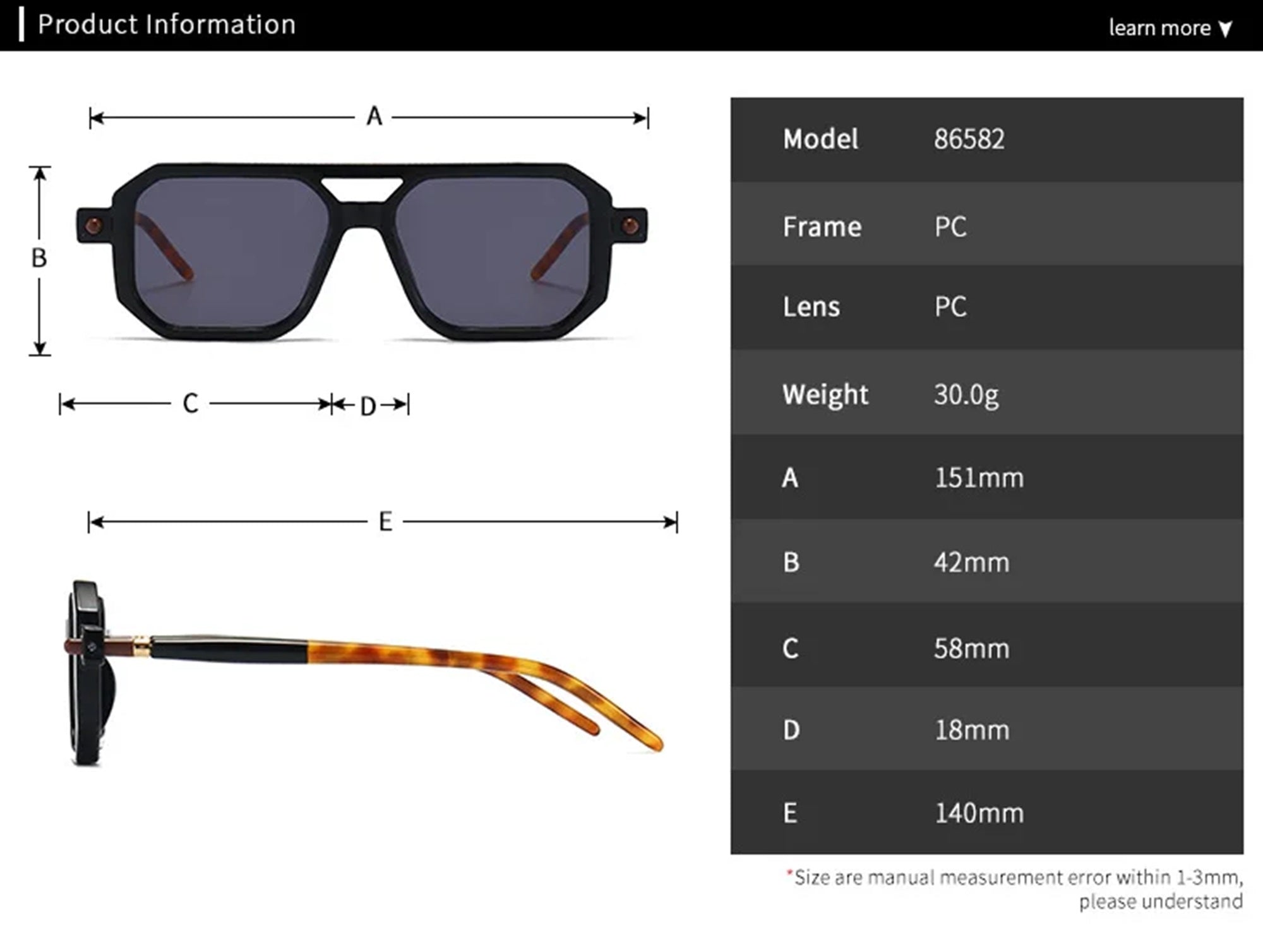 The Aviator Prime |Retro Vintage Navigator PC Sunglasses