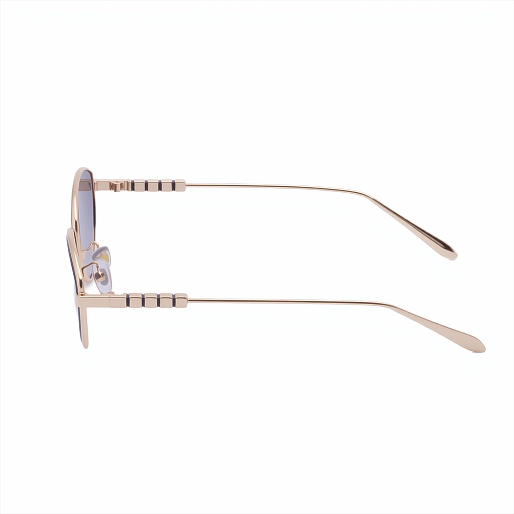 The Aesthetic |Classic Oval Metal Sunglasses
