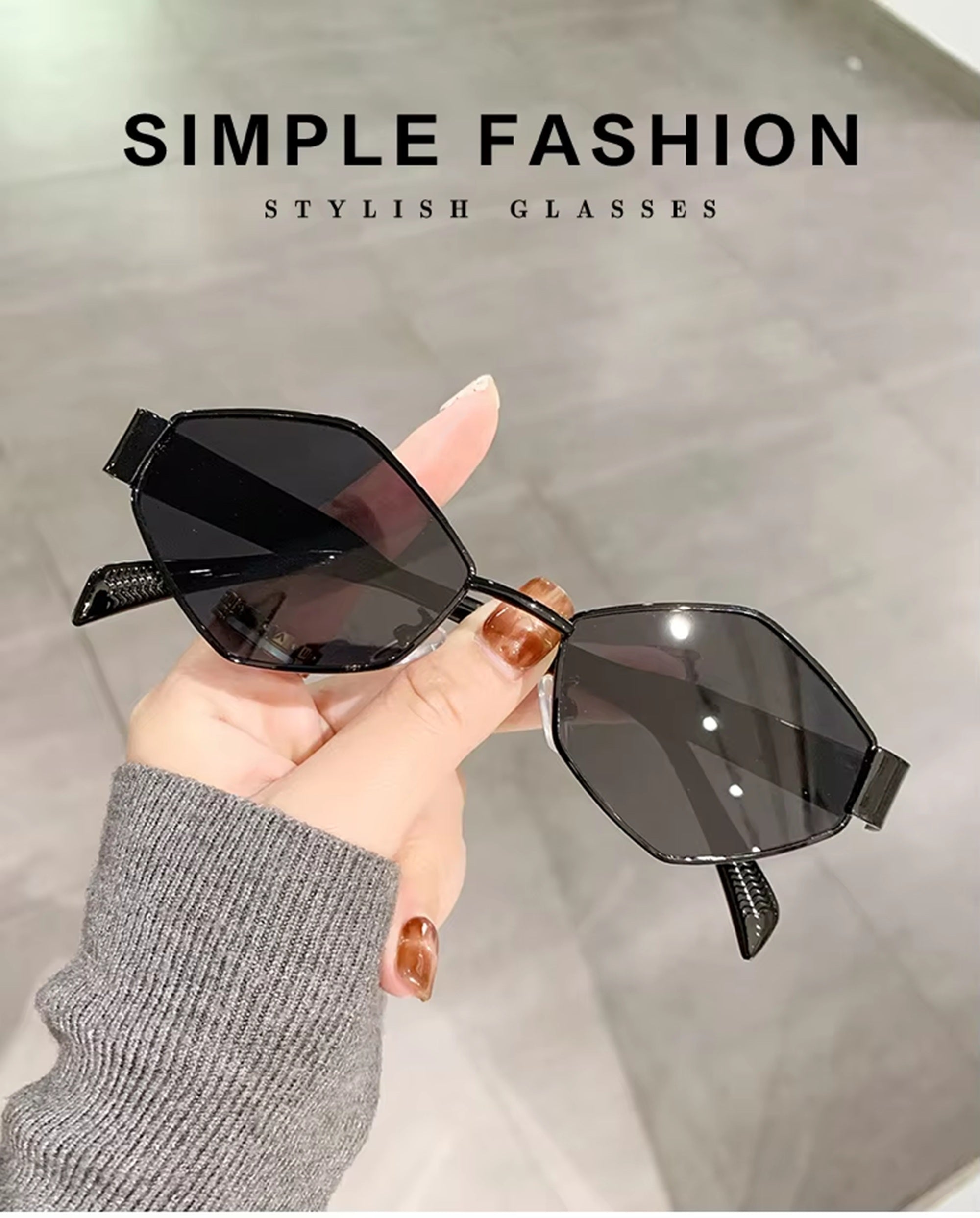 Verona |Classic Hexagonal Metal Sunglasses