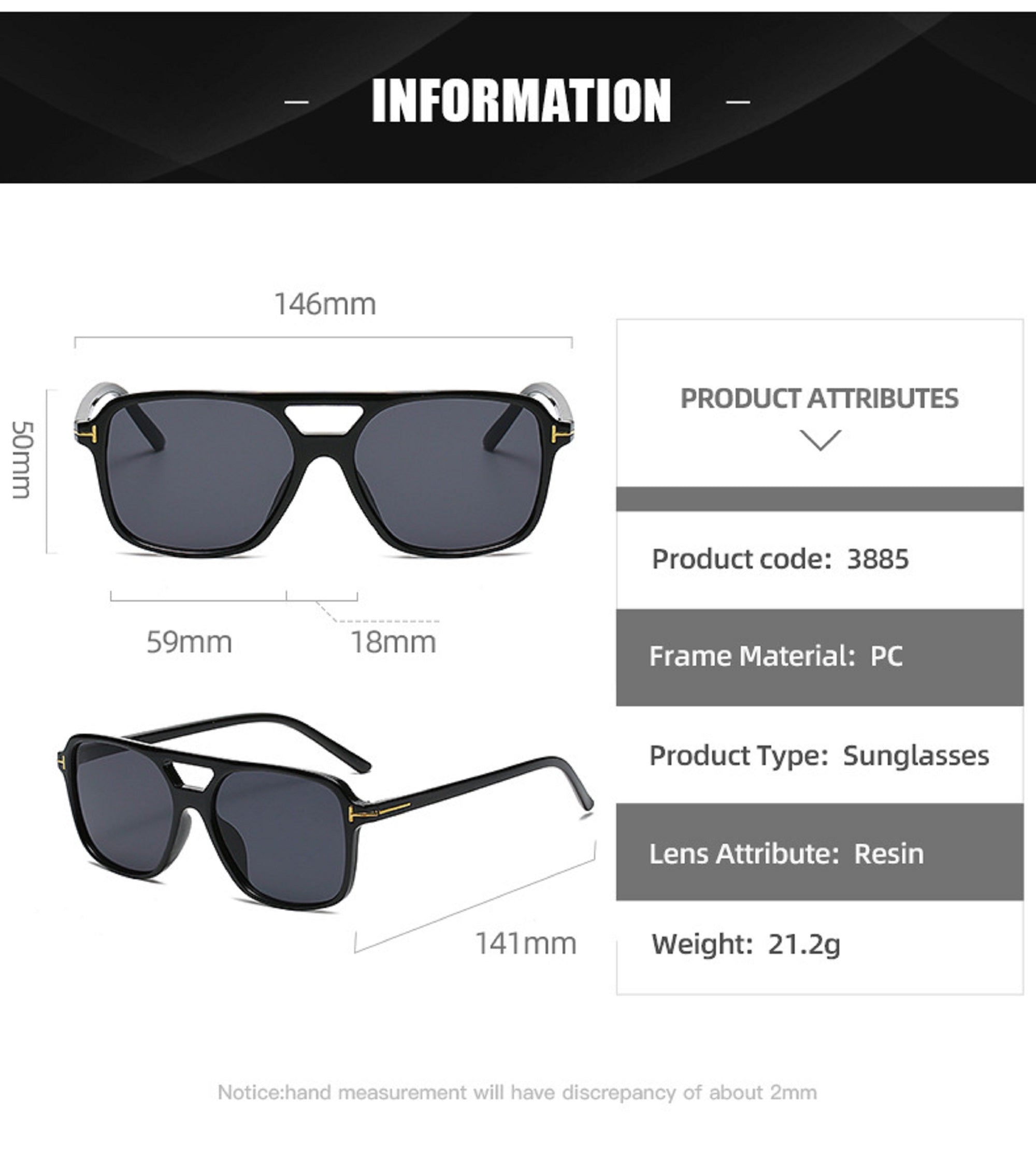 Sovereignty |Classic Square PC Sunglasses