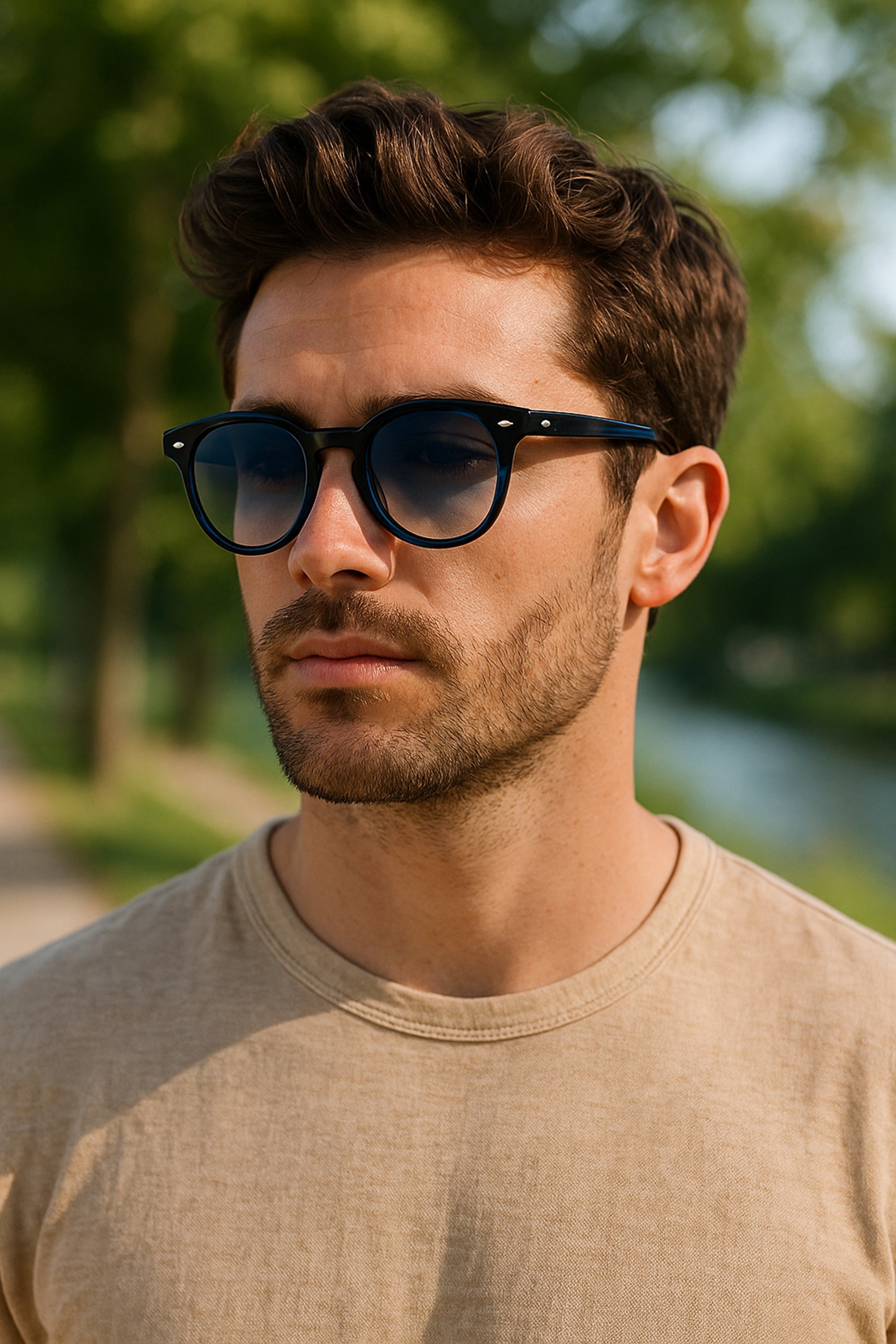 Ravello | Classic Clubmaster Metal Sunglasses