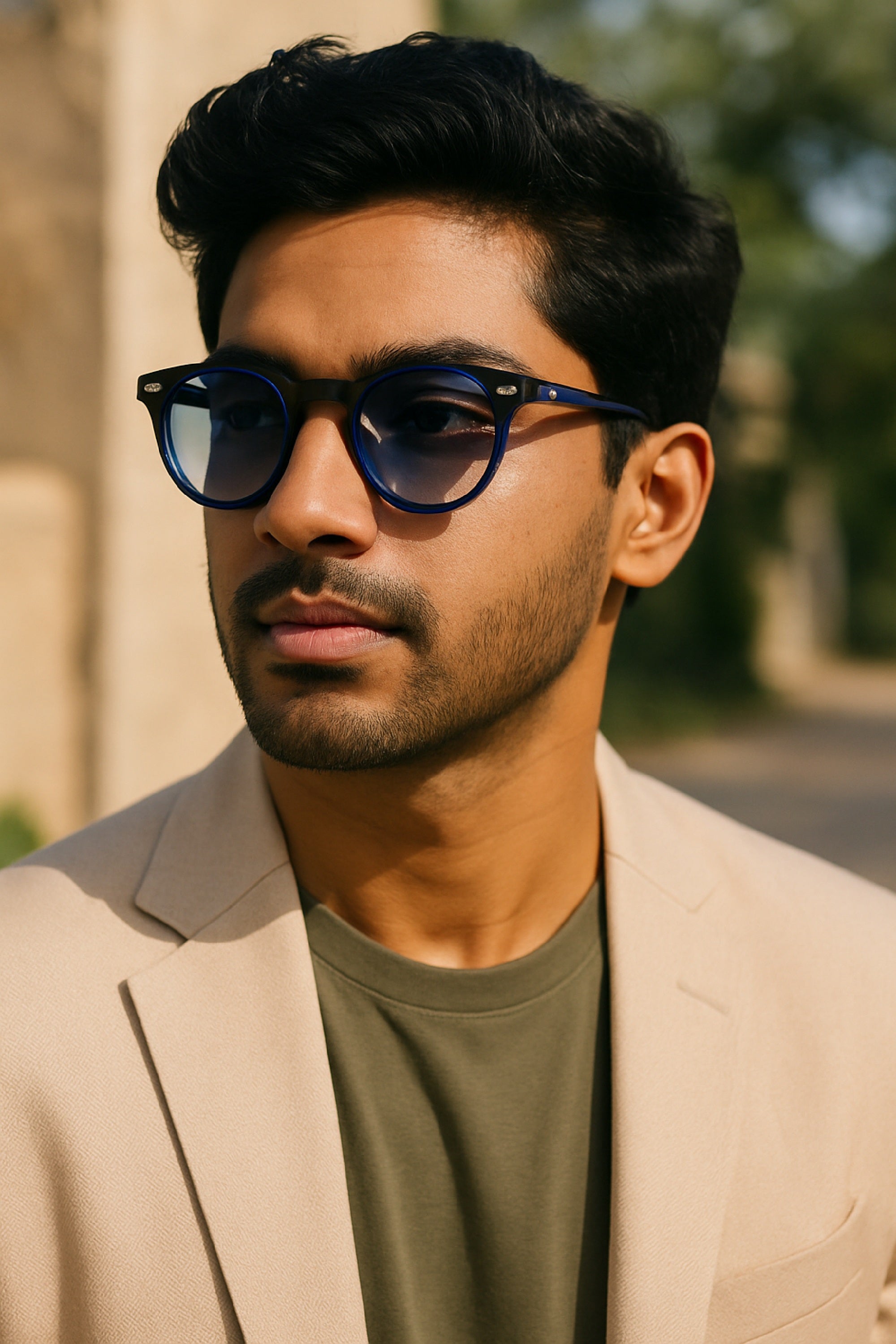 Ravello | Classic Clubmaster Metal Sunglasses