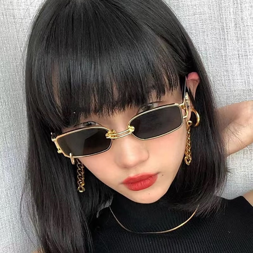 Axiom |Fashion Rectangle Metal Sunglasses