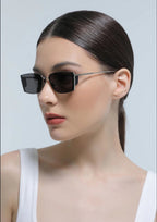 The Visionary |Classic Rectangle Metal Sunglasses