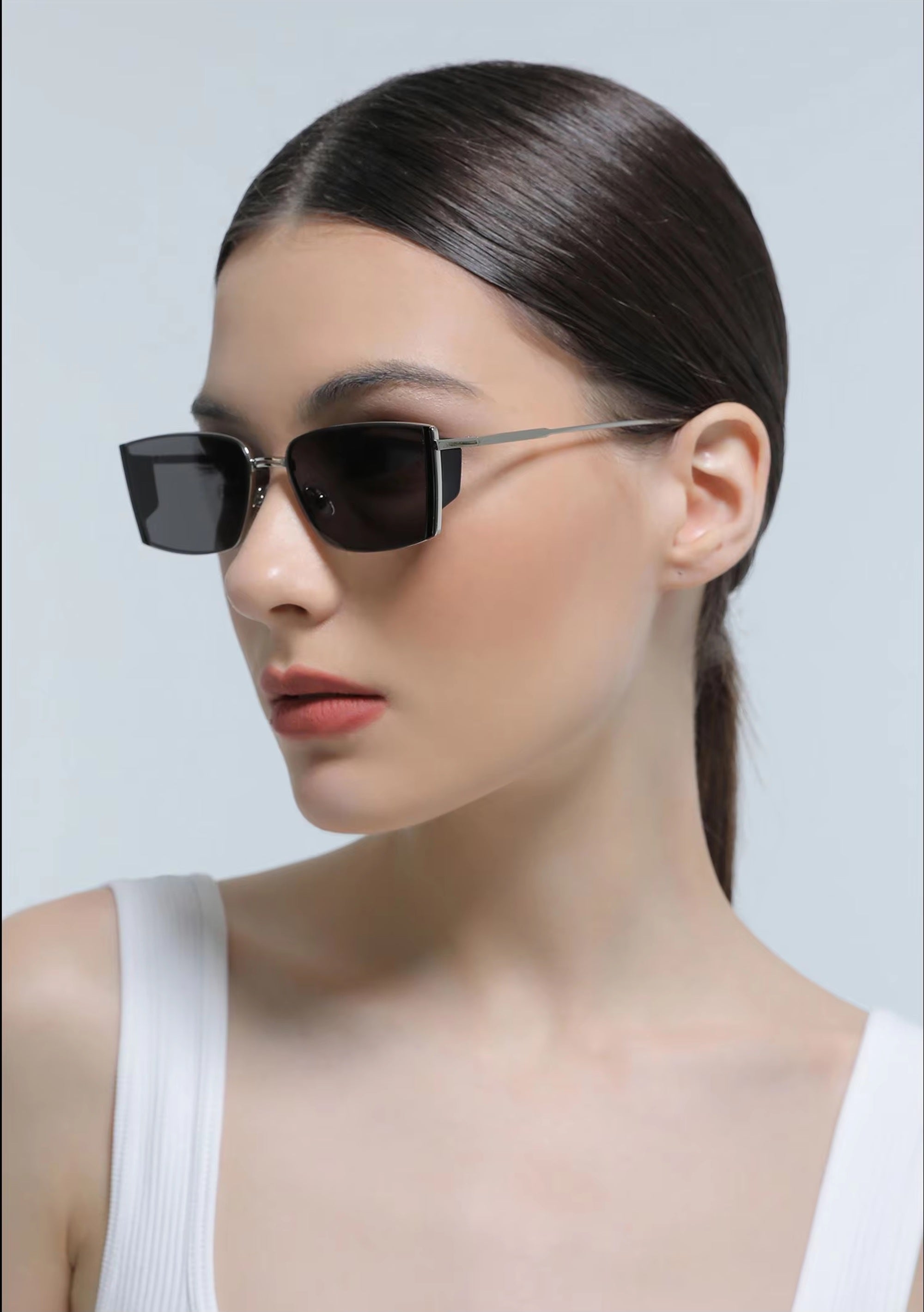 The Visionary |Classic Rectangle Metal Sunglasses