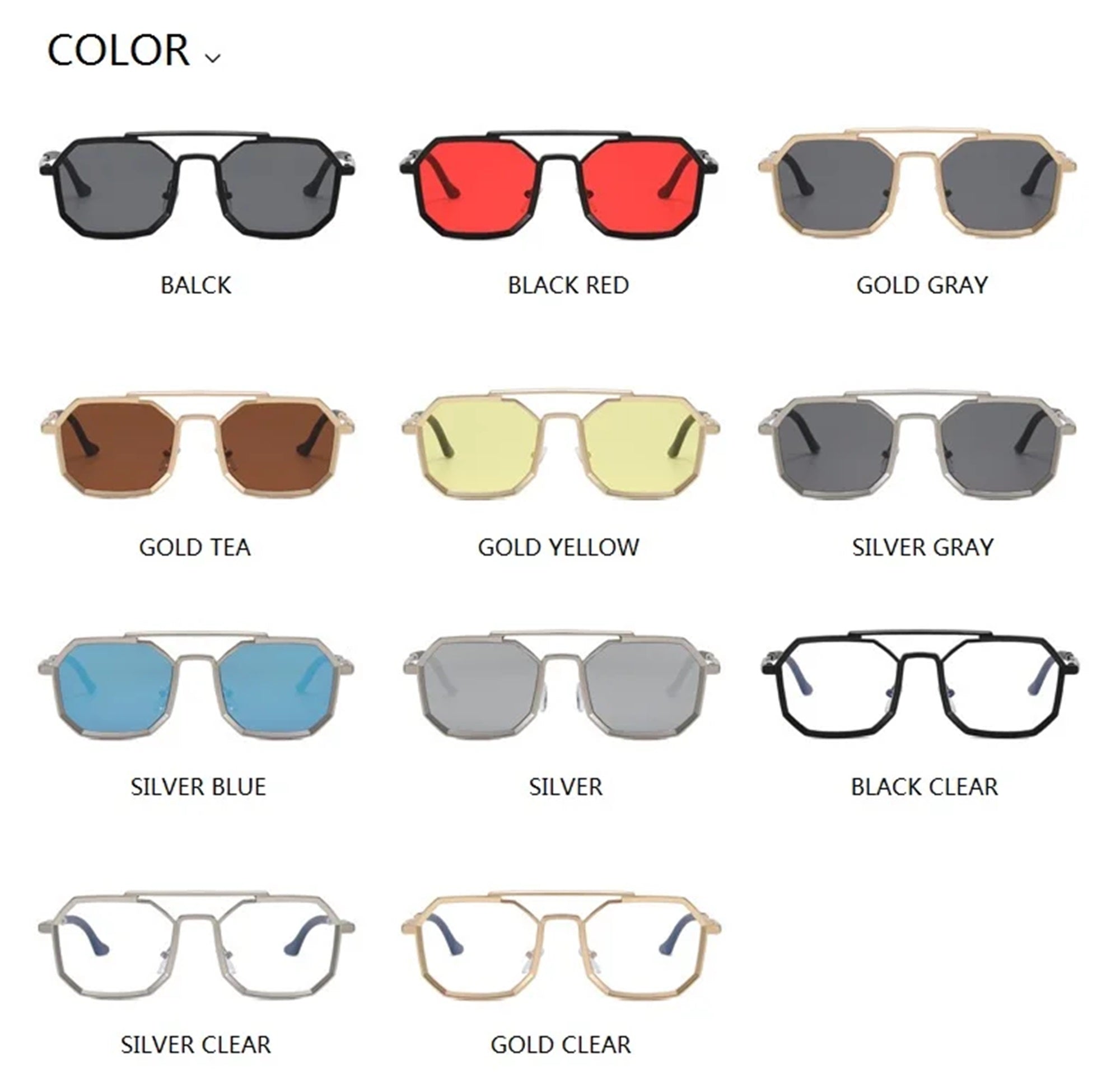 Bering |Retro Vintage Navigator Metal Sunglasses