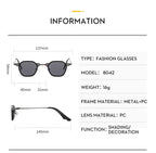 Mayfair |Retro Vintage Square PC Sunglasses