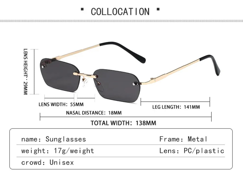 The Realist |Classic Rectangle PC Sunglasses