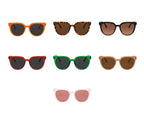 Topaz |Oversized Retro Round PC Sunglasses