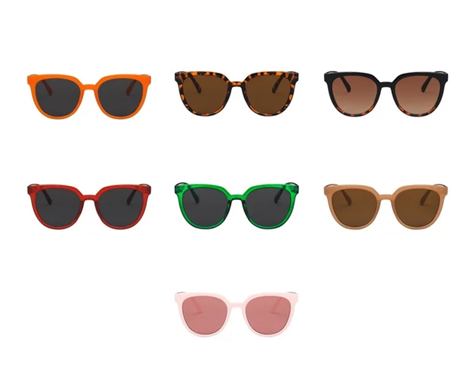 Topaz |Oversized Retro Round PC Sunglasses